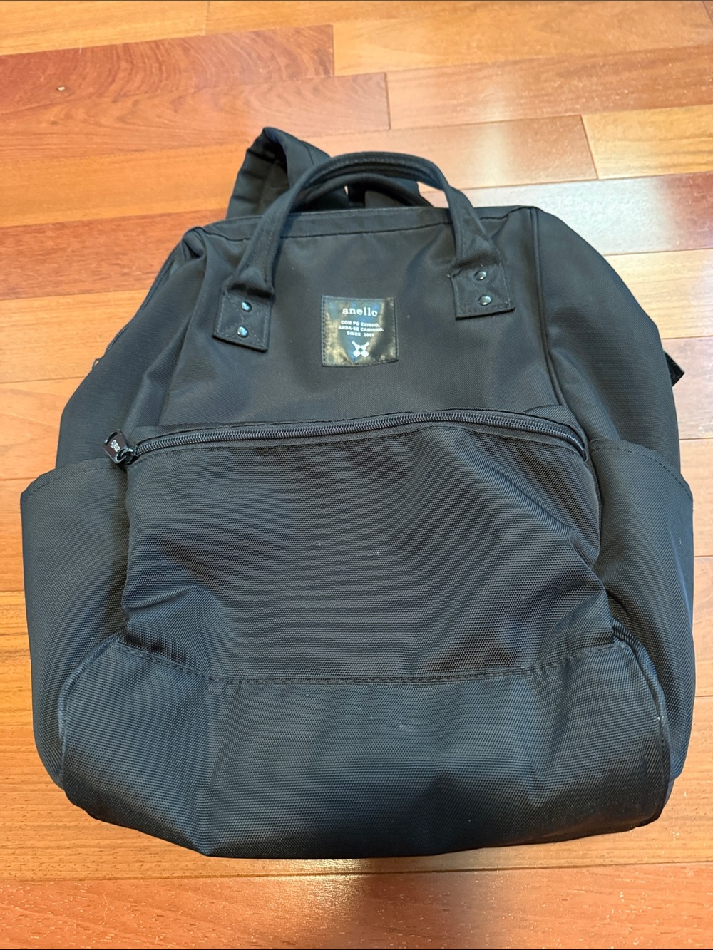 Anello Black Everyday Backpack — Sleek Urban Carry